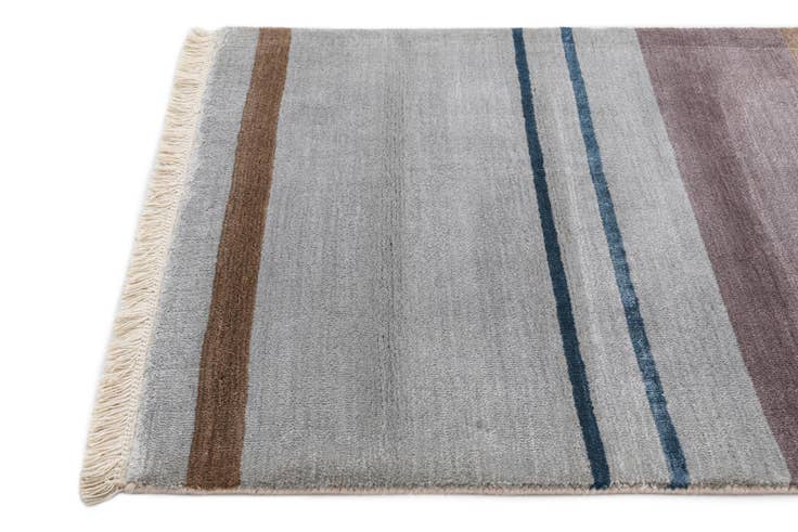 Detail image of 2' 7 x 12' 8 Hand Knotted Darya Wool Runner Rug