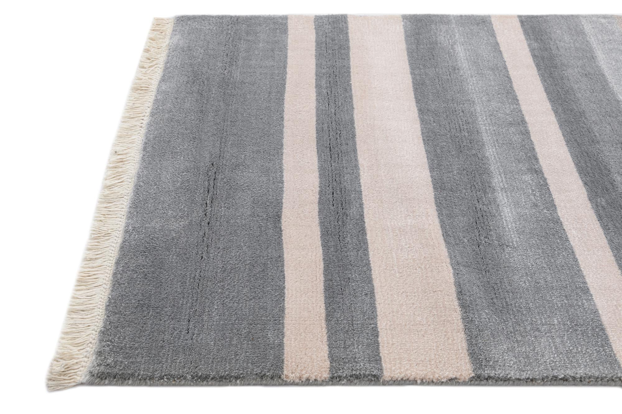 2' 7 x 13' 1 Hand Knotted Darya Wool Runner Rug