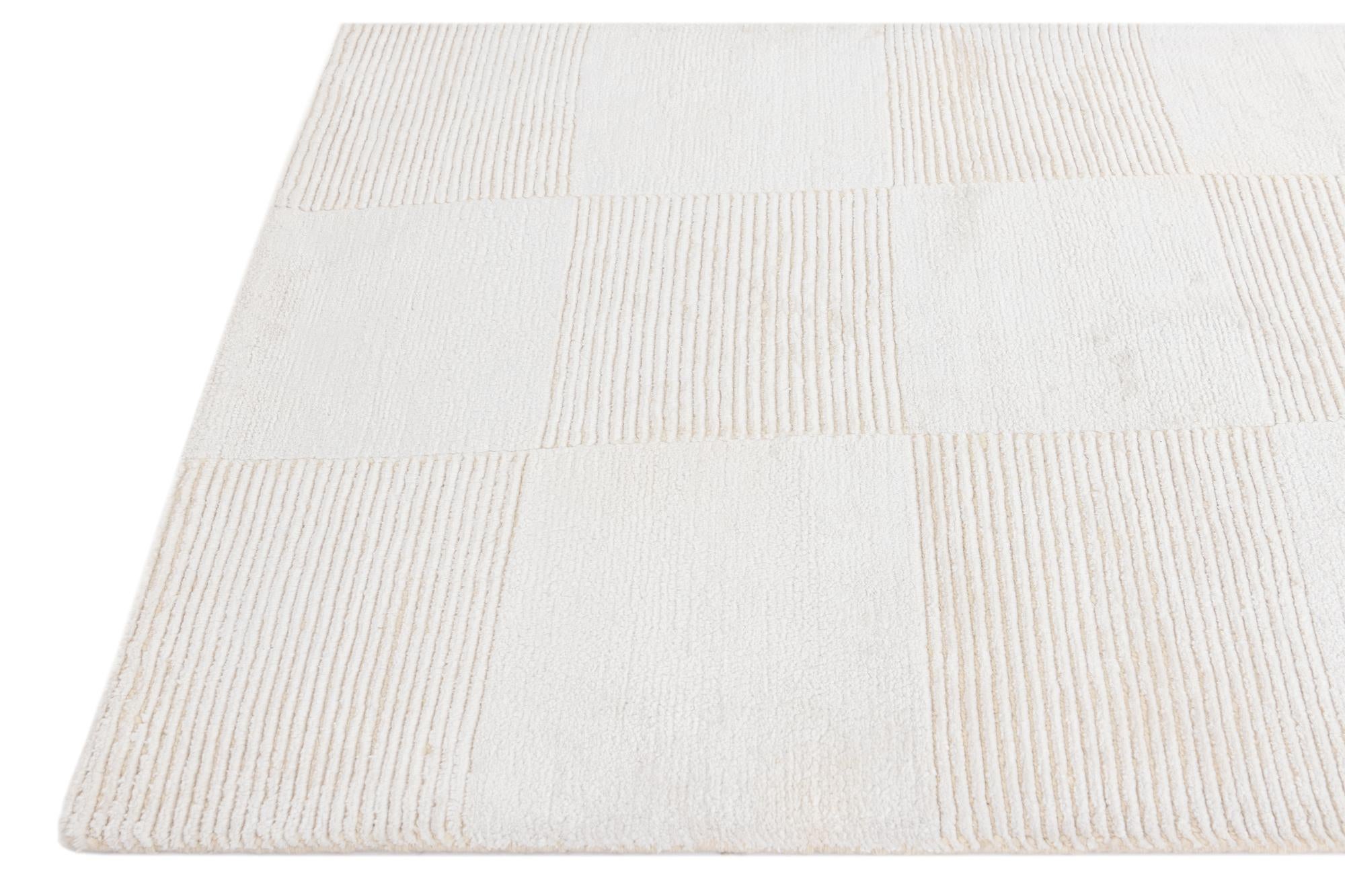 2' 9 x 12' 10 Hand Knotted Darya Wool Runner Rug