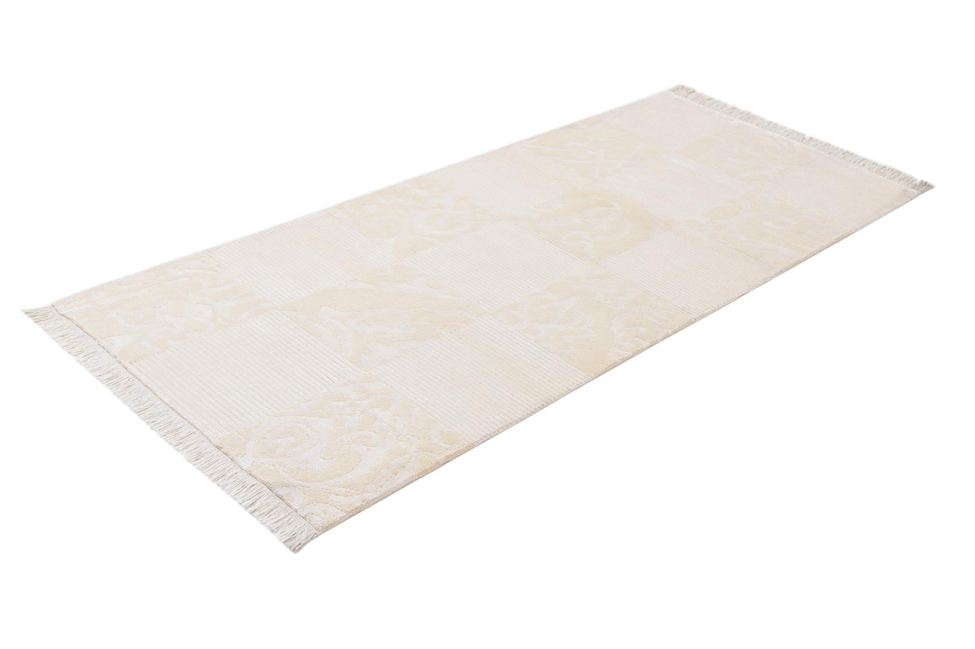 2' 9 x 6' 7 Hand Knotted Darya Wool Runner Rug