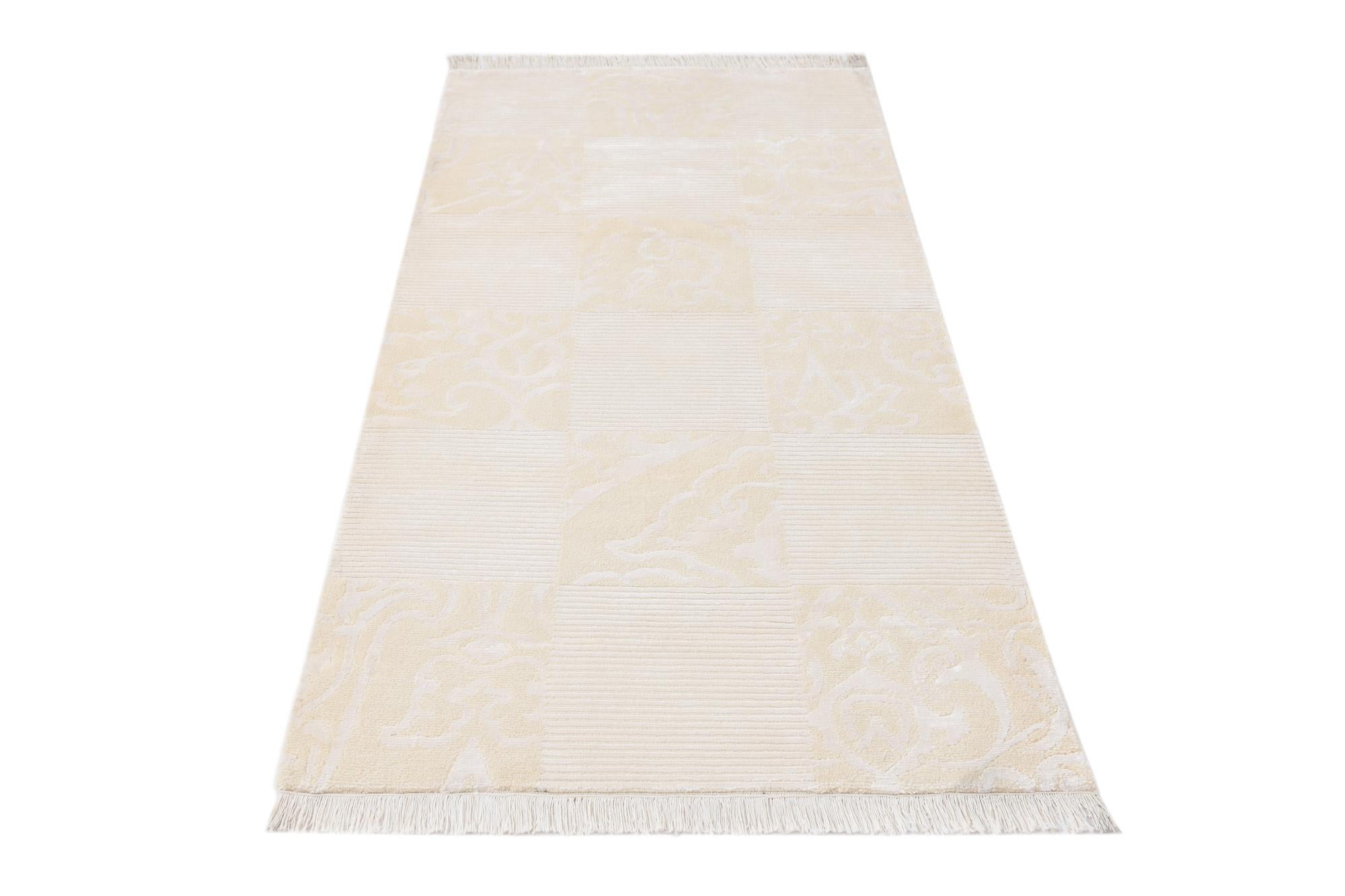 2' 9 x 6' 7 Hand Knotted Darya Wool Runner Rug