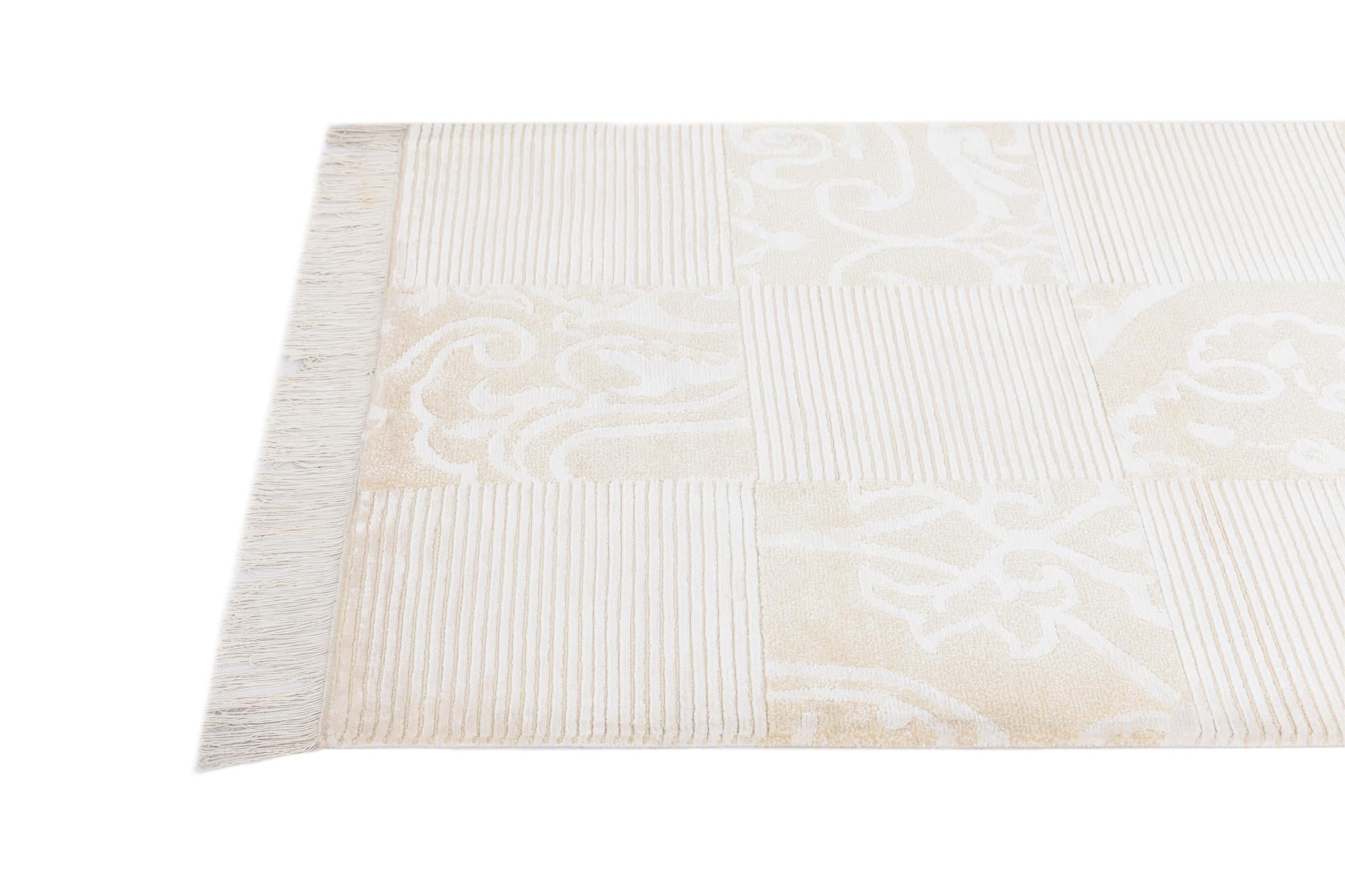 2' 9 x 6' 7 Hand Knotted Darya Wool Runner Rug