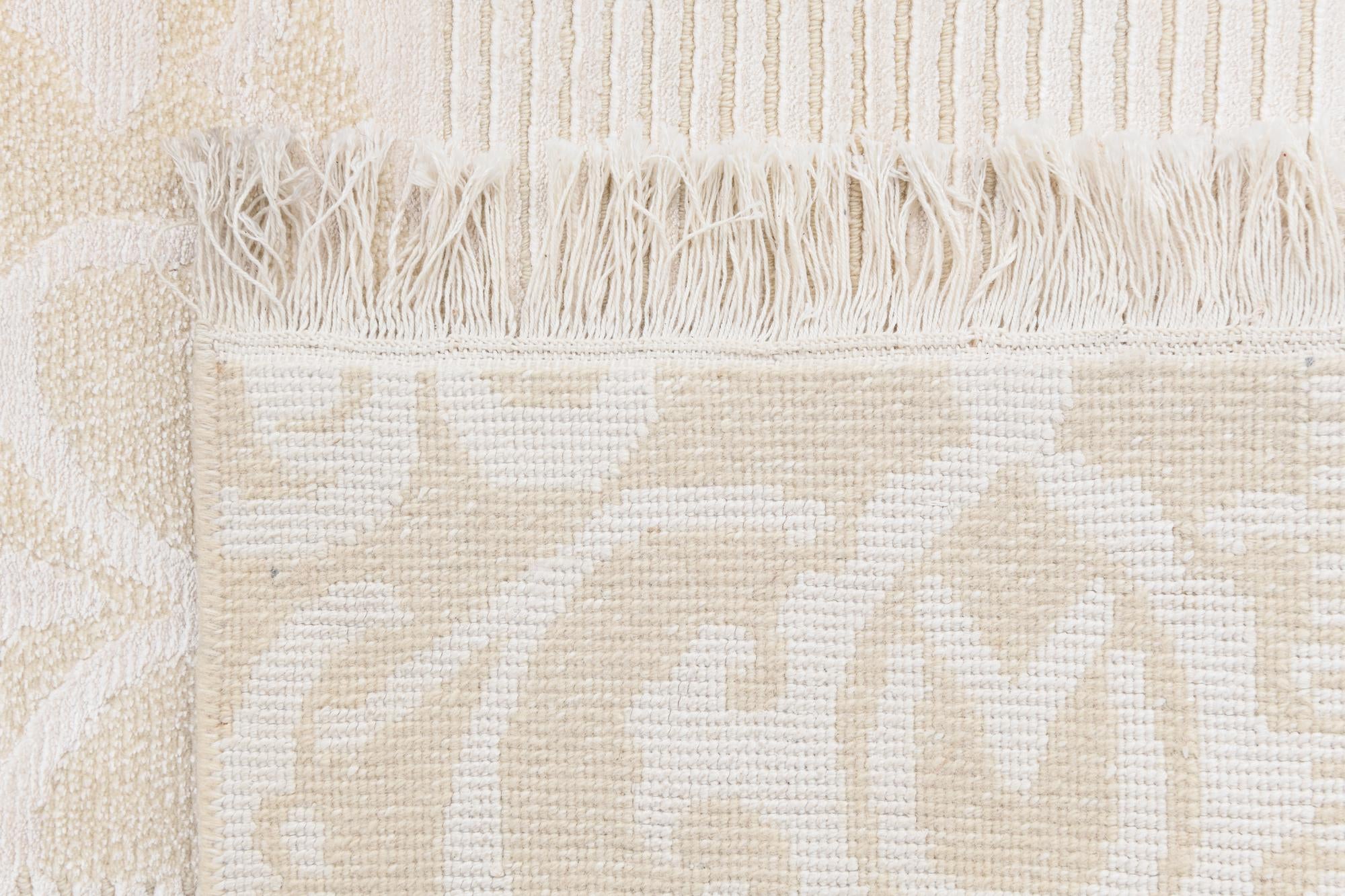2' 9 x 6' 7 Hand Knotted Darya Wool Runner Rug