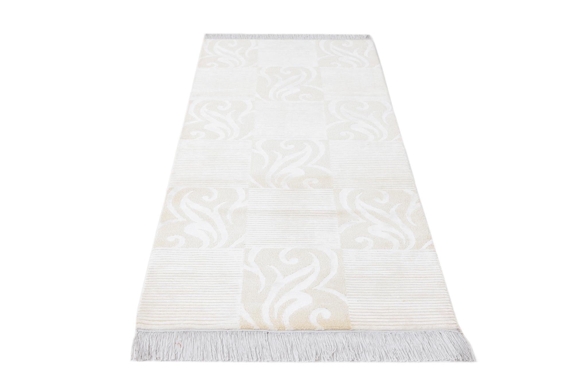 2' 8 x 6' 7 Hand Knotted Darya Wool Runner Rug