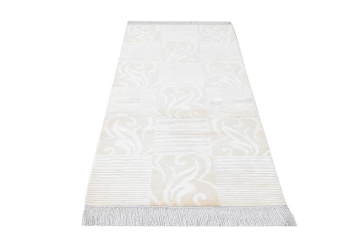 Detail image of 2' 8 x 6' 7 Hand Knotted Darya Wool Runner Rug