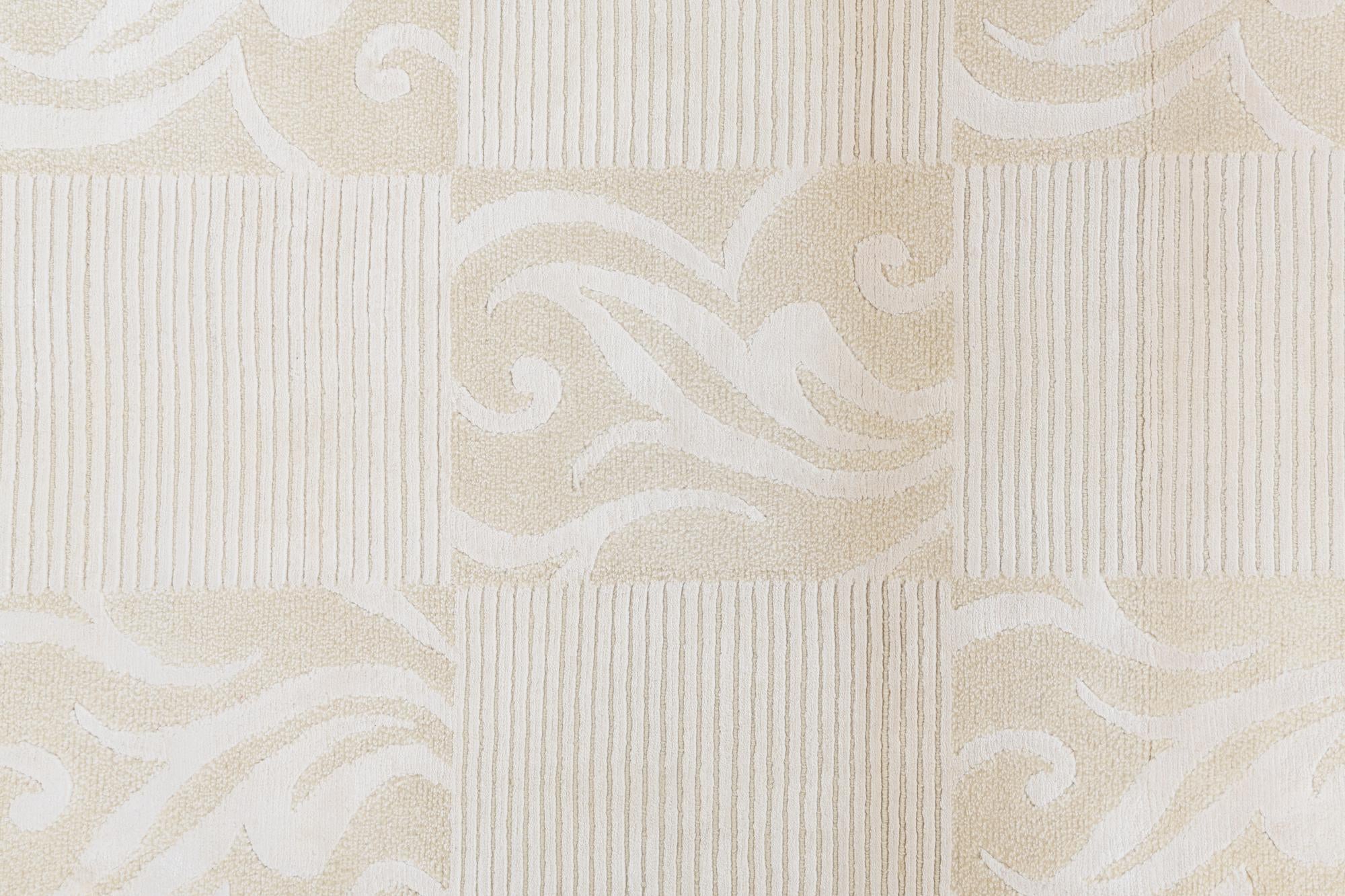 2' 8 x 6' 7 Hand Knotted Darya Wool Runner Rug