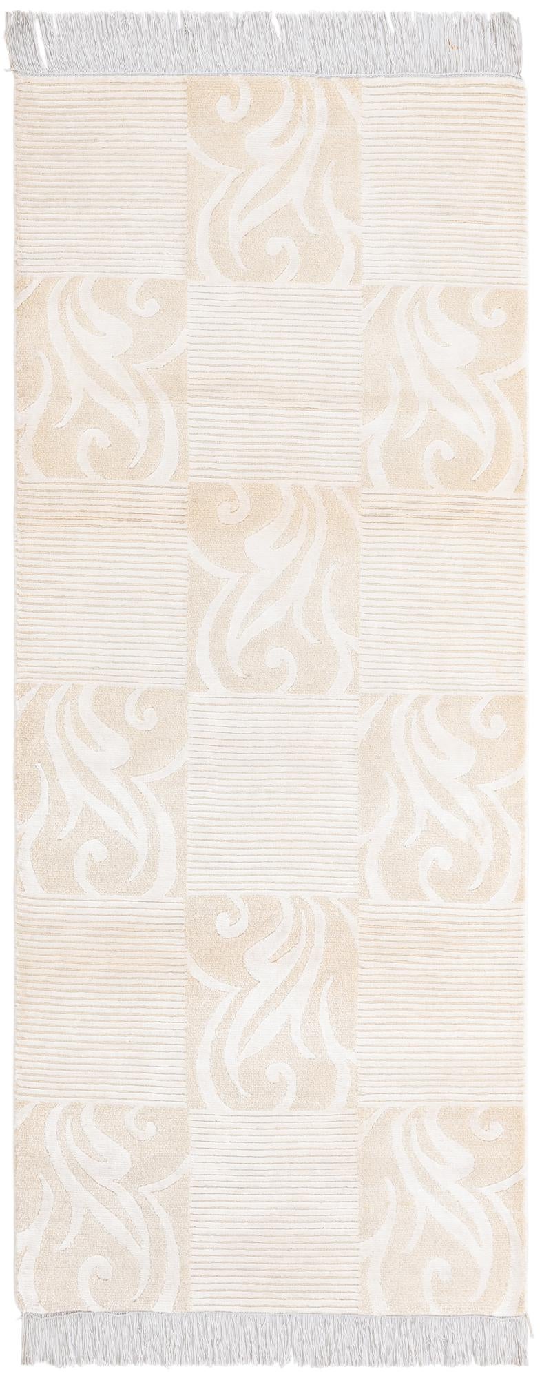 2' 8 x 6' 7 Hand Knotted Darya Wool Runner Rug
