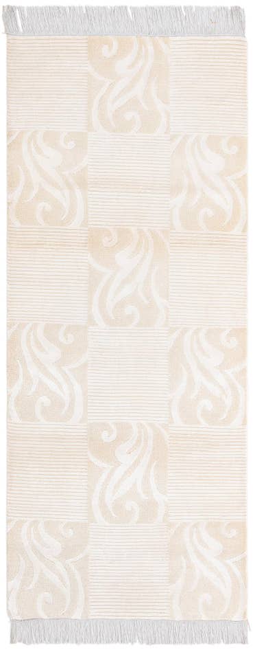 Detail image of 2' 8 x 6' 7 Hand Knotted Darya Wool Runner Rug