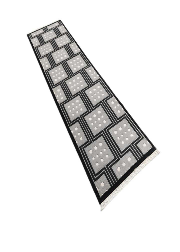 2' 7 x 10' Hand Knotted Darya Wool Runner Rug