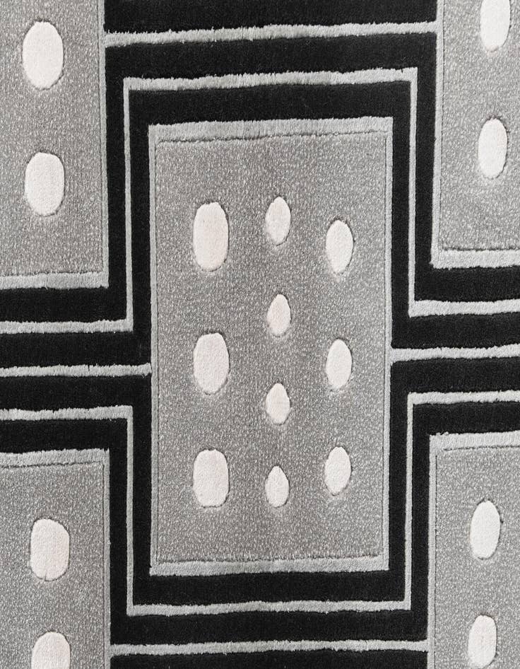 Detail image of 2' 7 x 10' Hand Knotted Darya Wool Runner Rug