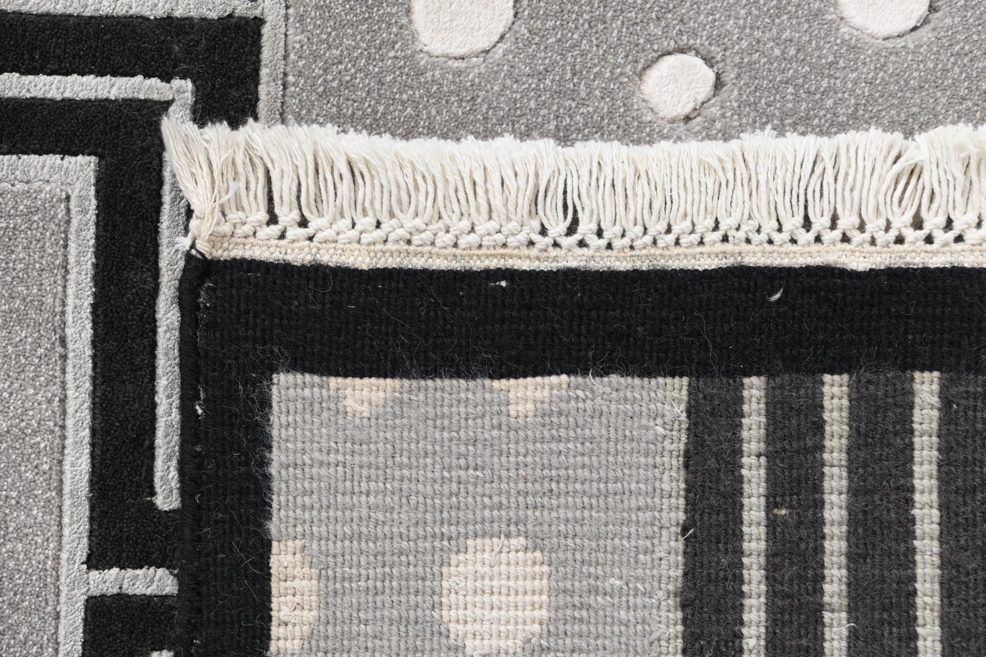 2' 7 x 10' Hand Knotted Darya Wool Runner Rug