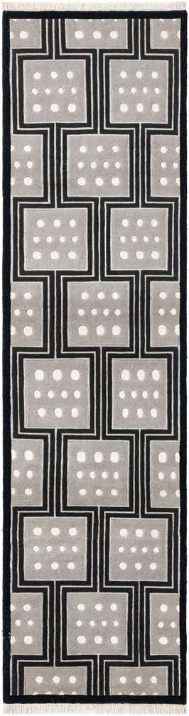 2' 7 x 10' Hand Knotted Darya Wool Runner Rug
