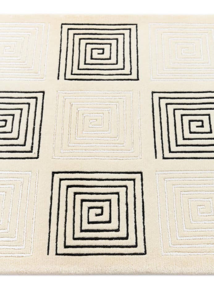 Detail image of 2' 8 x 9' 9 Hand Knotted Darya Wool Runner Rug