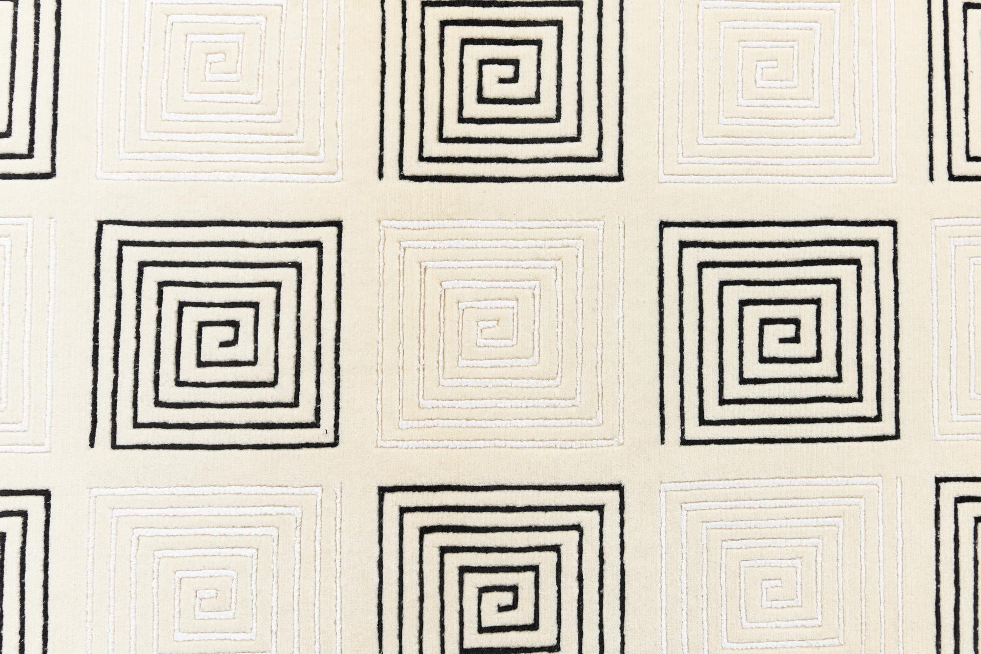 2' 8 x 9' 9 Hand Knotted Darya Wool Runner Rug
