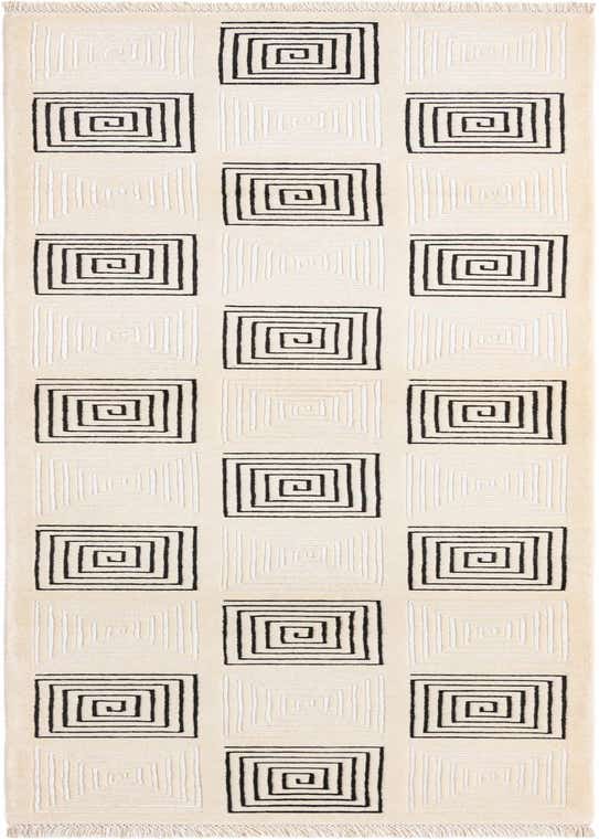 2' 8 x 9' 9 Hand Knotted Darya Wool Runner Rug