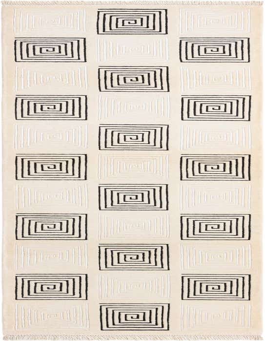 2' 8 x 9' 9 Hand Knotted Darya Wool Runner Rug