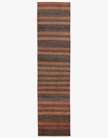 2' 6 x 10' 1 Hand Knotted Darya Wool Runner Rug