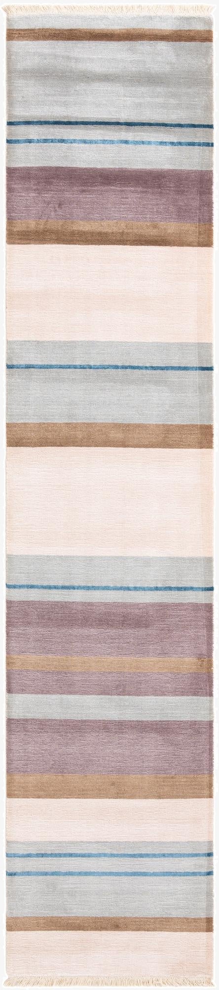 2' 7 x 12' 8 Hand Knotted Darya Wool Runner Rug