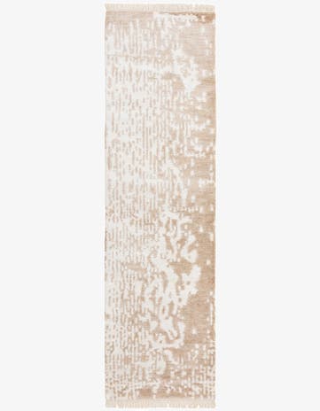 2' 9 x 9' 9 Hand Knotted Darya Wool Runner Rug