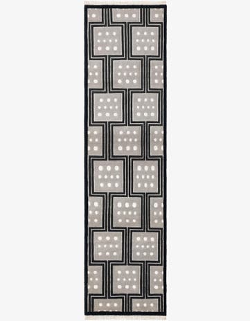 2' 7 x 10' Hand Knotted Darya Wool Runner Rug