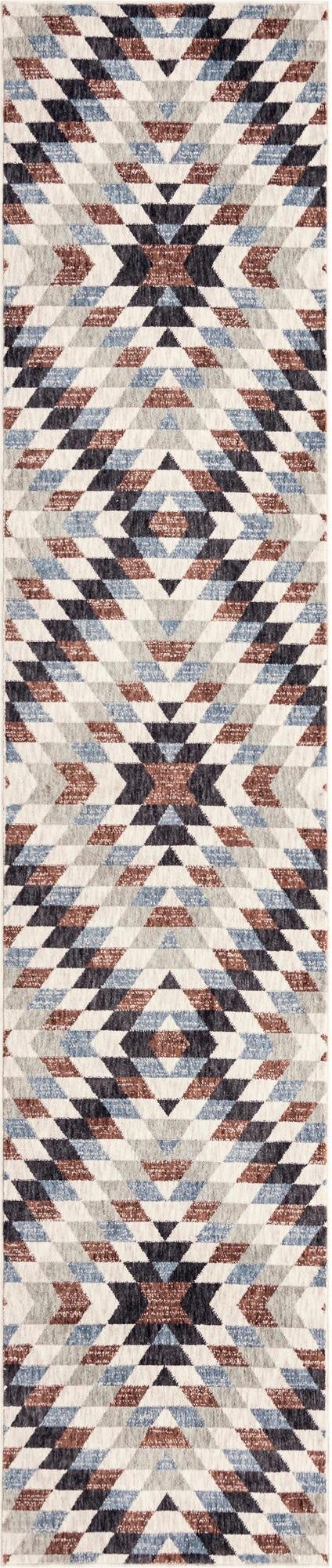 2' 7 x 12' Eco Southwestern Runner Rug