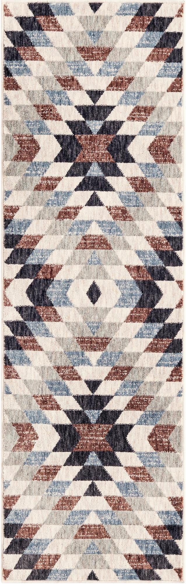 2' x 6' Eco Southwestern Runner Rug