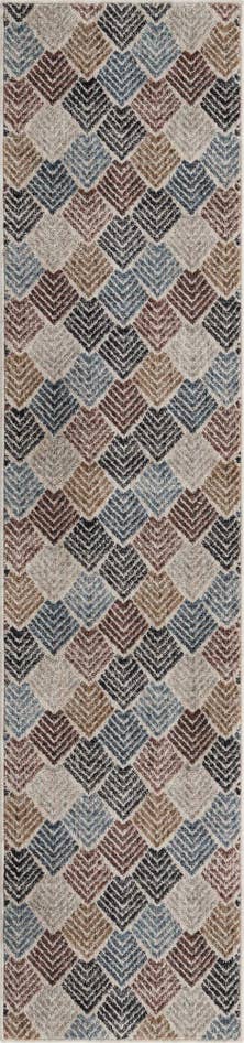 Detail image of 2' x 8' Eco Trellis Runner Rug