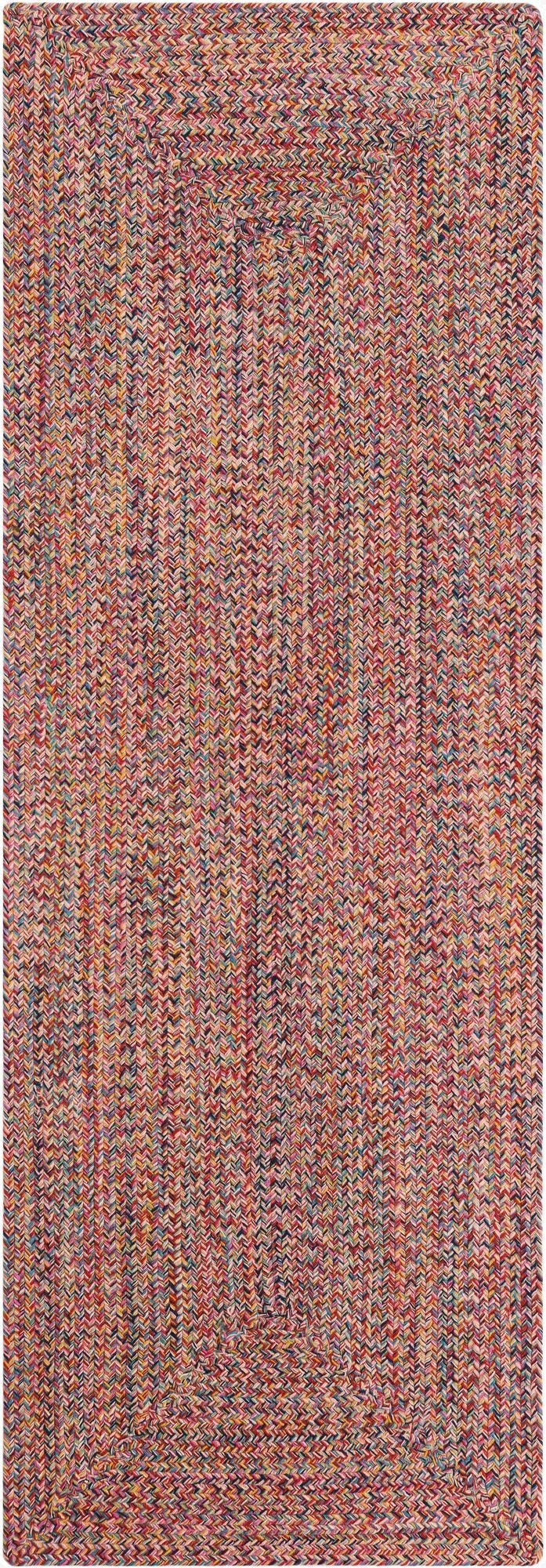 2' x 6' 1  Hand Woven Eco Verse   Washable Indoor / Outdoor Runner Rug