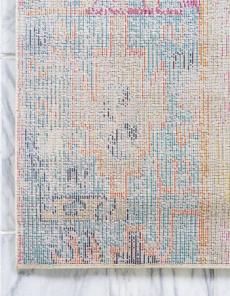 Detail image of 2' 7 x 10' Washable El Paso Runner Rug