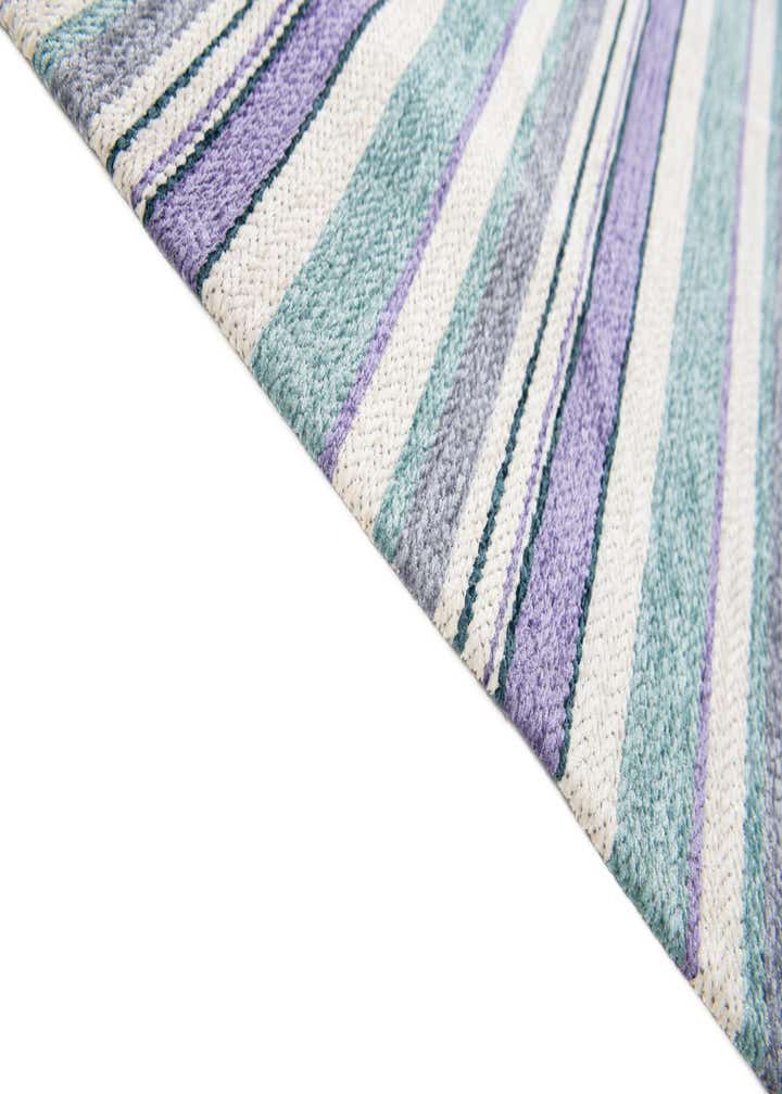 2' 5 x 5' 3 Flatweave Cotton Dhurrie Runner Rug