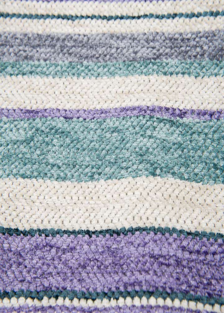 2' 5 x 5' 3 Flatweave Cotton Dhurrie Runner Rug
