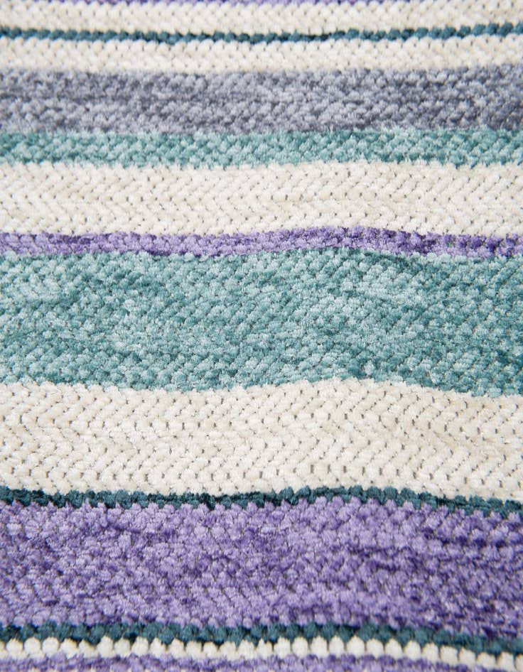 Detail image of 2' 5 x 5' 3 Flatweave Cotton Dhurrie Runner Rug