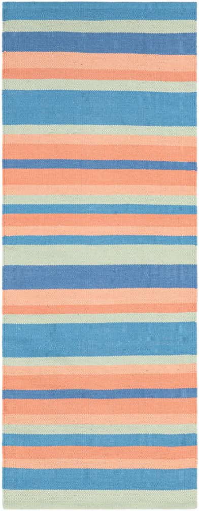 2' x 5' 1 Hand Woven Flatweave Cotton Dhurrie Runner Rug