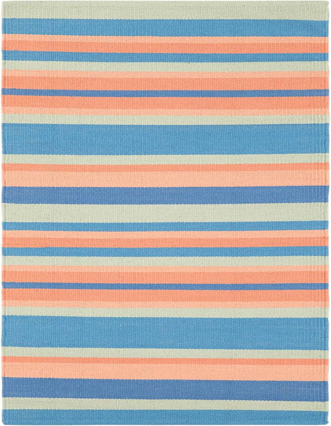 Detail image of 2' x 6' 1 Hand Woven Flatweave Cotton Dhurrie Runner Rug