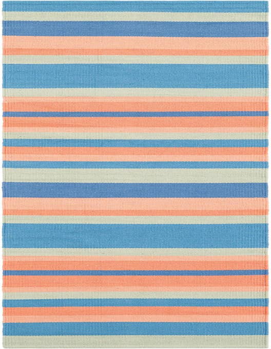 Detail image of 2' x 8' Hand Woven Flatweave Cotton Dhurrie Runner Rug