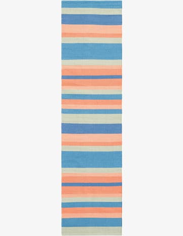 2' x 8' Hand Woven Flatweave Cotton Dhurrie Runner Rug