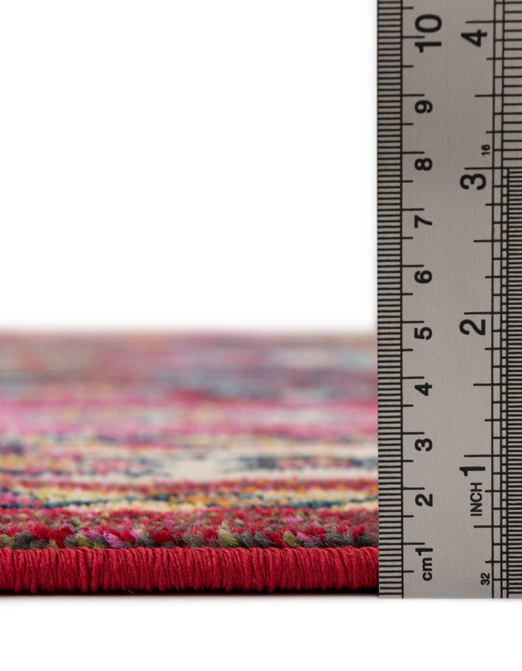 Detail image of 2' 2 x 6' 9 Washable Fleur Runner Rug
