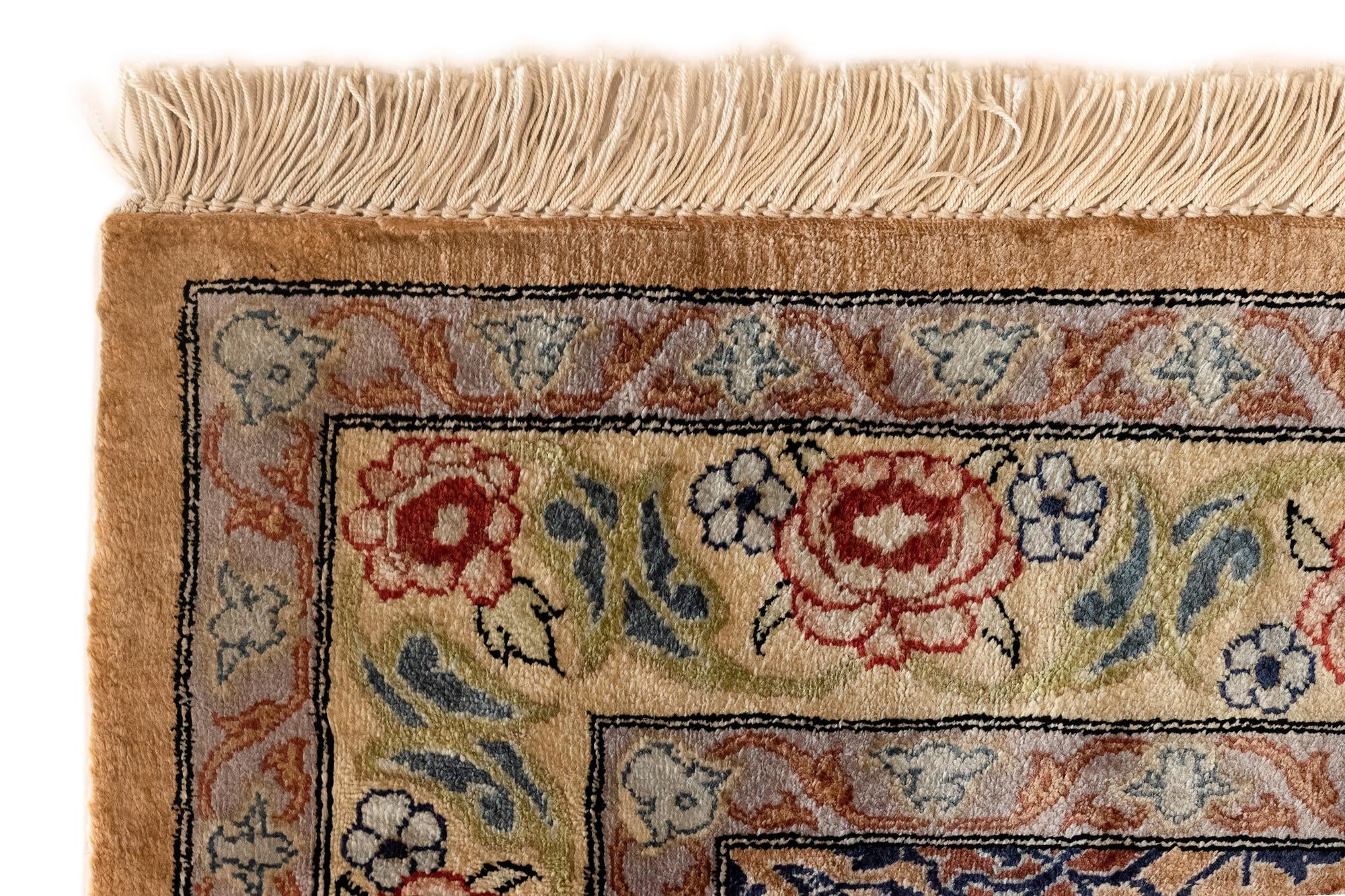 1' 8 x 4' 11 Ghom Runner Rug