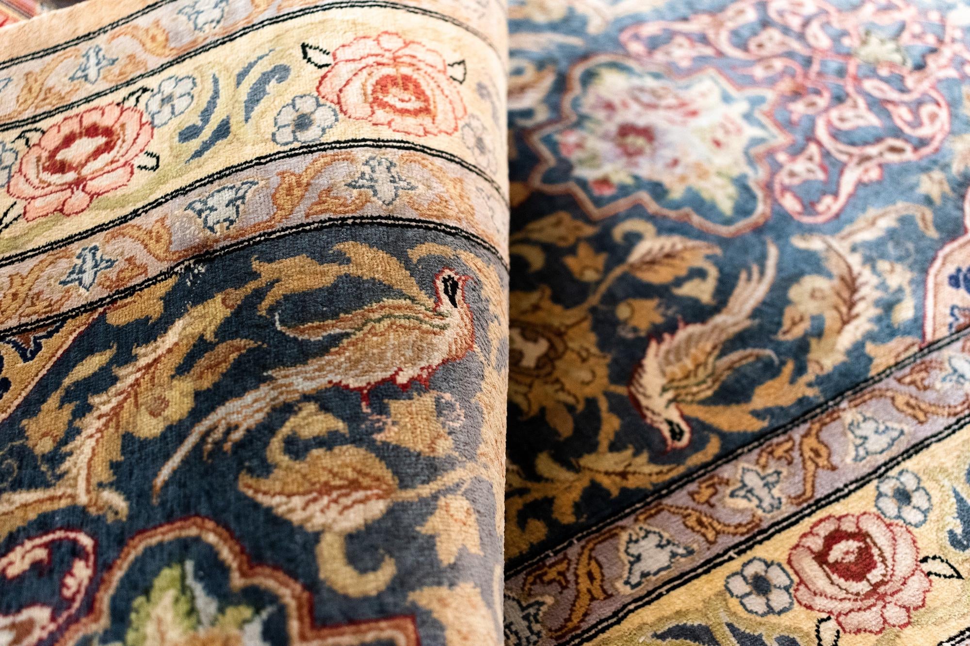1' 8 x 4' 11 Ghom Runner Rug