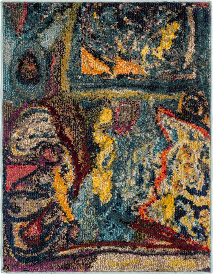Detail image of 2' x 4' Washable Haerfest Runner Rug