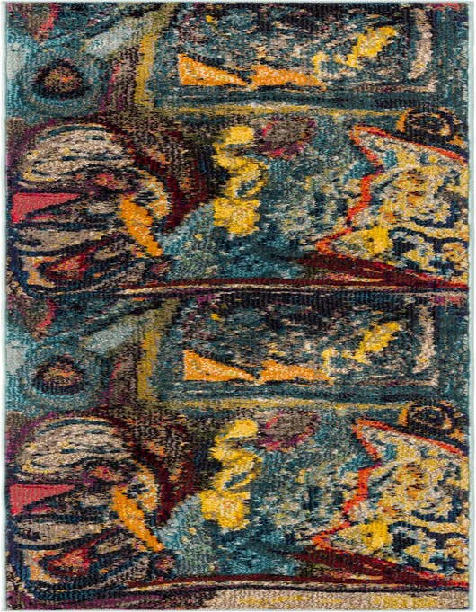 Detail image of 2' x 8' Washable Haerfest Runner Rug