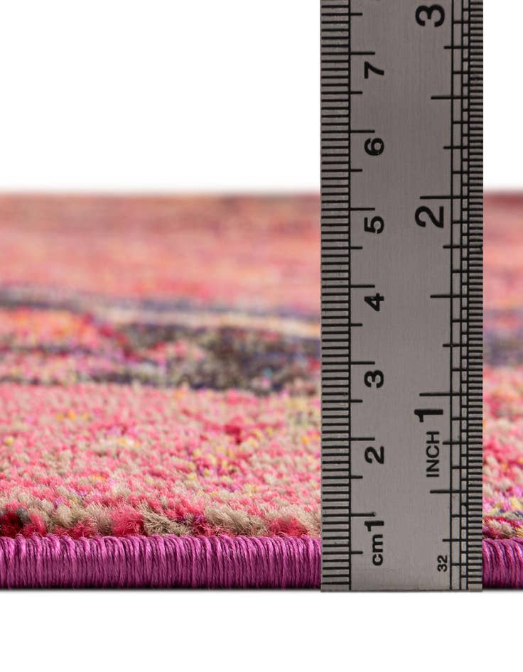 Detail image of 2' x 6'  Washable Haerfest Runner Rug