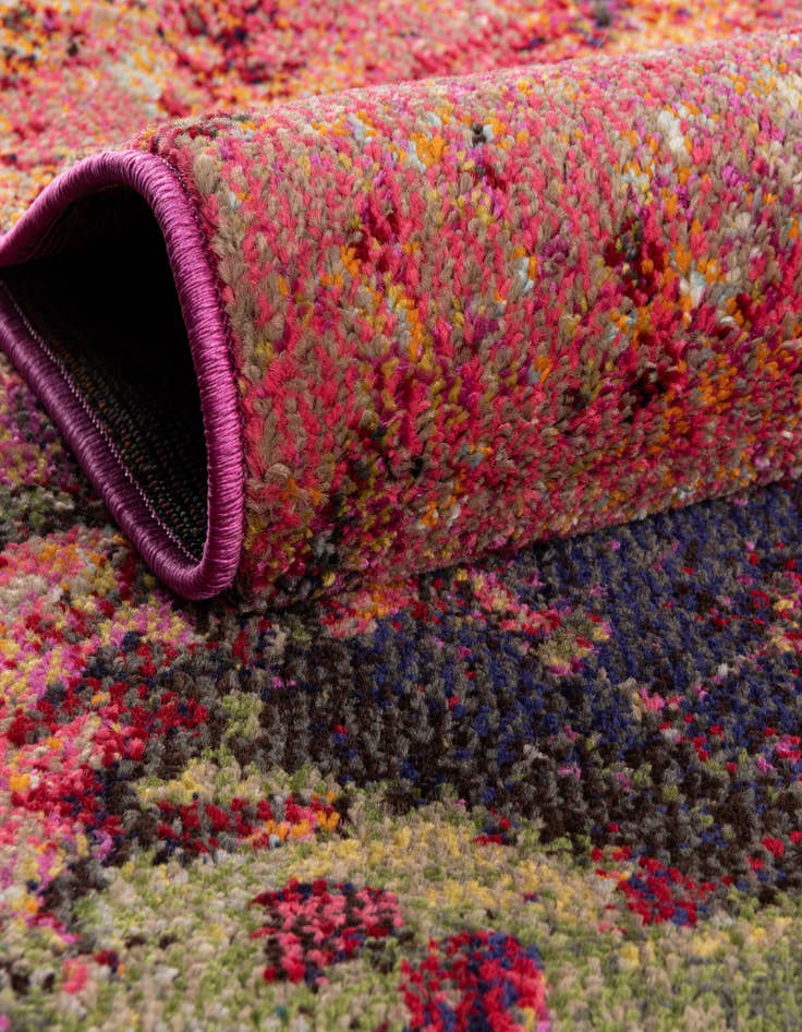 Detail image of 2' x 6'  Washable Haerfest Runner Rug