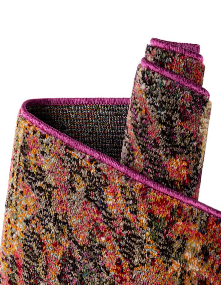 Detail image of 2' x 6'  Washable Haerfest Runner Rug