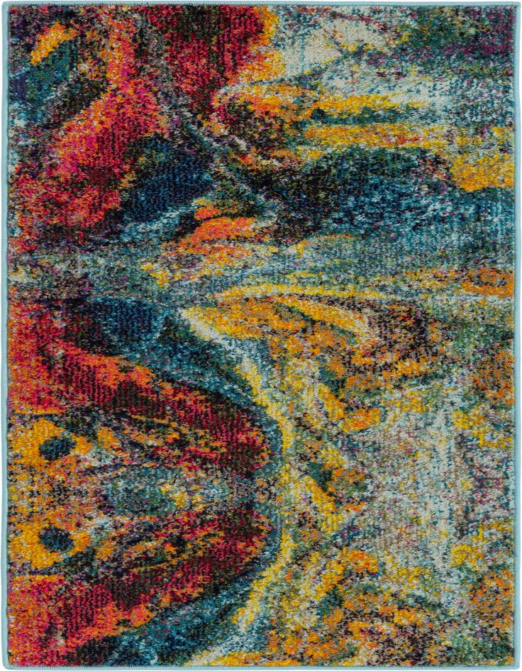 Detail image of 2' x 4' Washable Haerfest Runner Rug