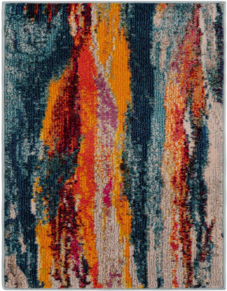 Detail image of 2' x 4' Washable Haerfest Runner Rug