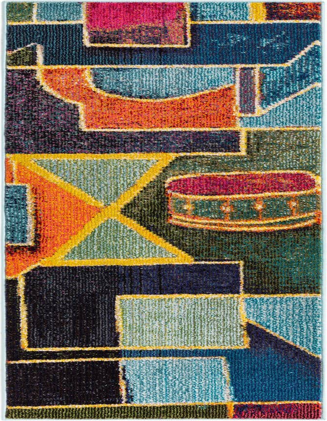 Detail image of 2' x 6' Washable Haerfest Runner Rug