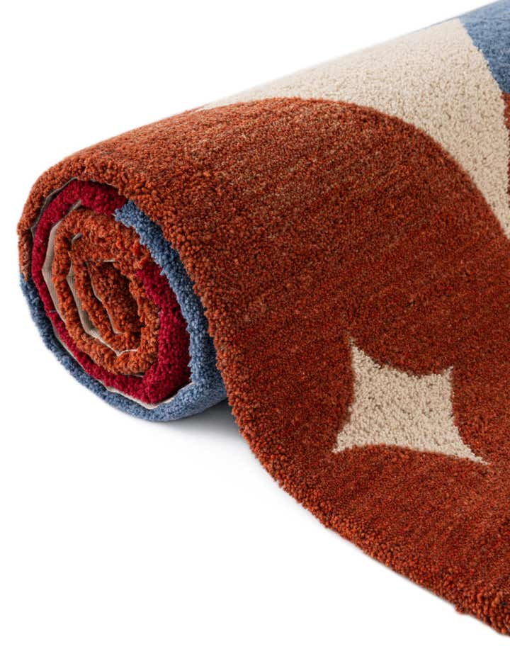 2' x 6' 1 Handtufted Wool Runner Rug