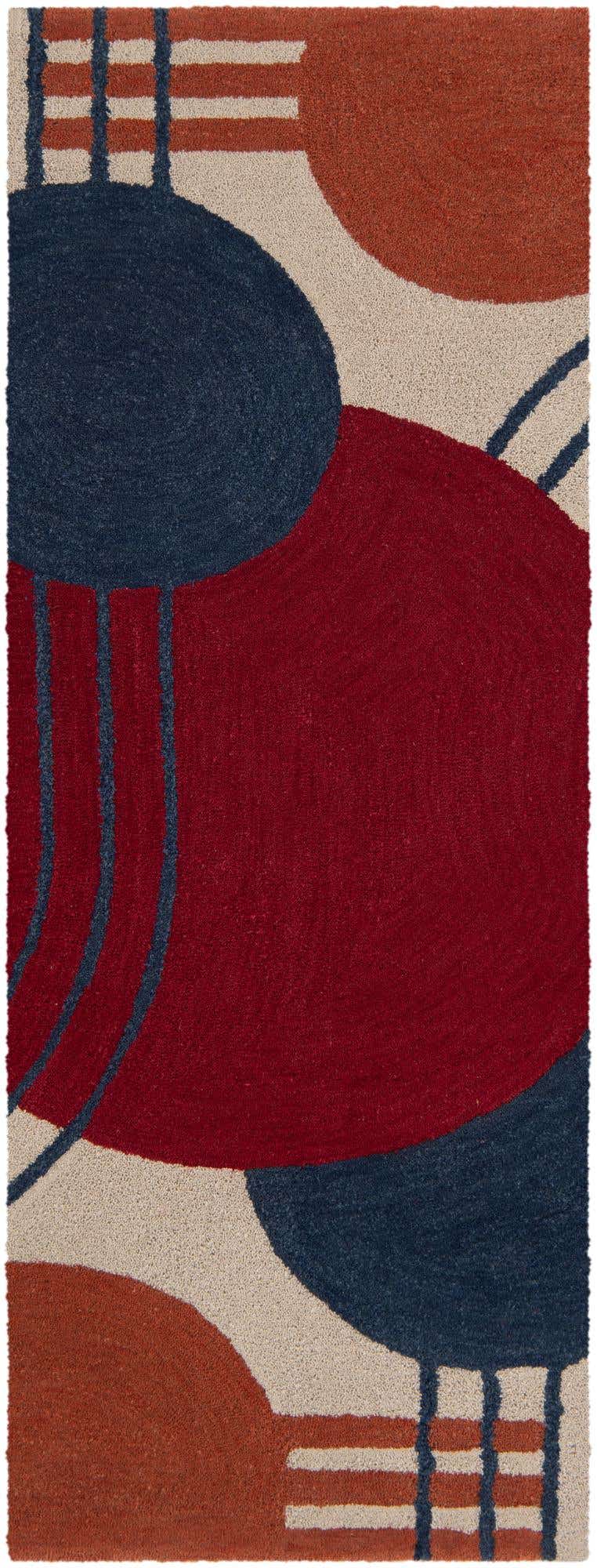 2' x 5' 1 Handtufted Wool Runner Rug