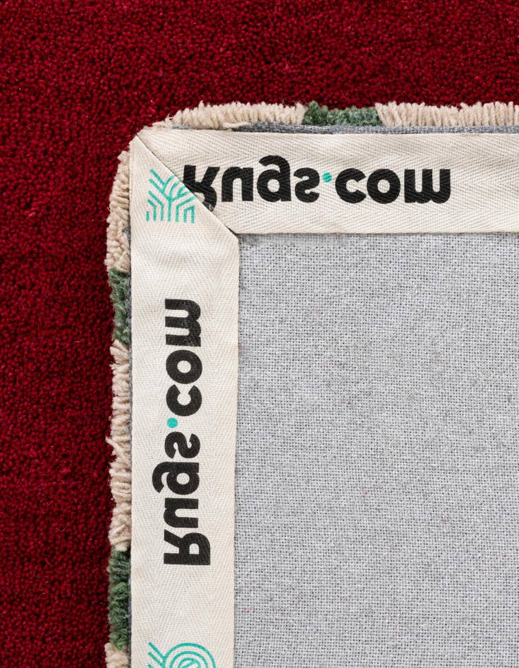 Detail image of 2' x 5' 1 Handtufted Wool Runner Rug